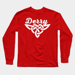 County Derry, Celtic Irish Long Sleeve T-Shirt